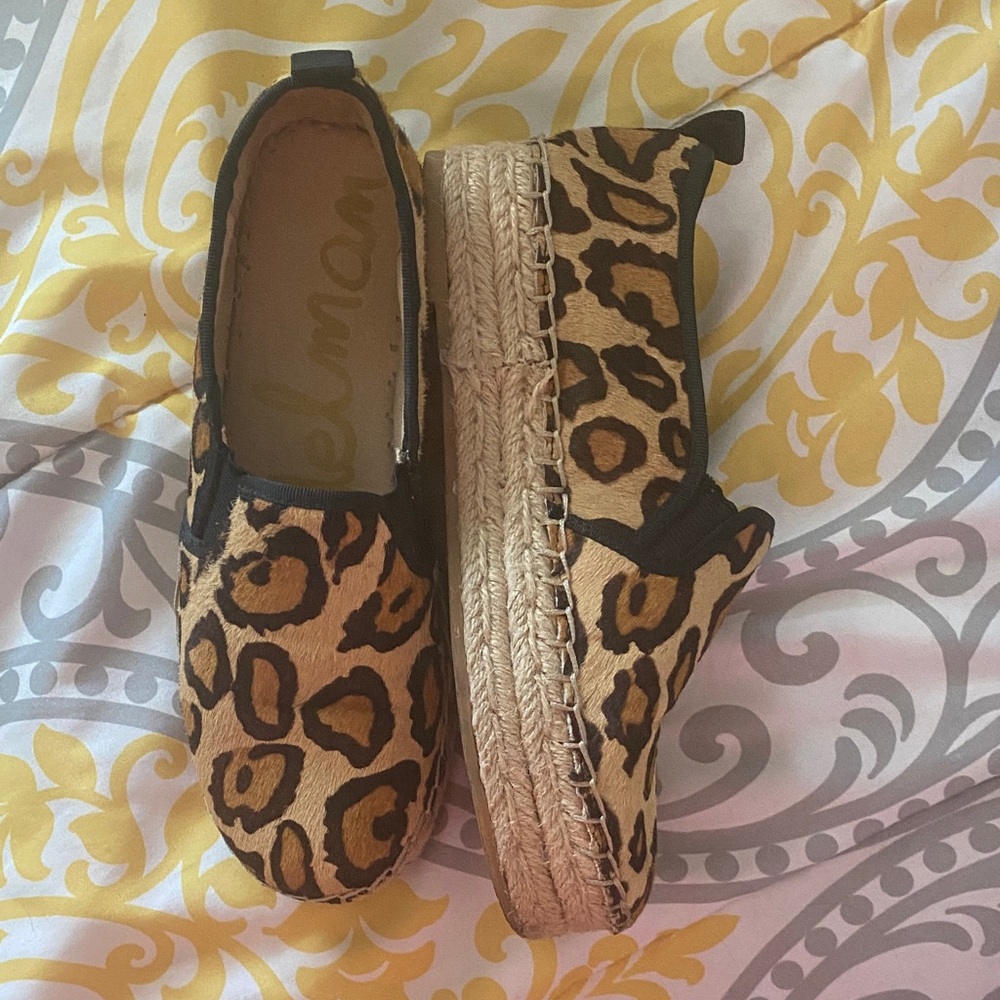 Sam Edelman Animal Print Slip-On Flats